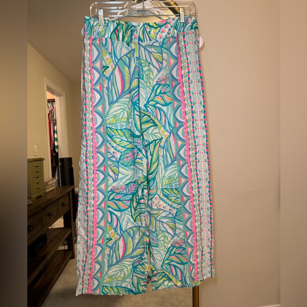 NWT Lilly Pulitzer Bal Harbour Palazoo pants size M